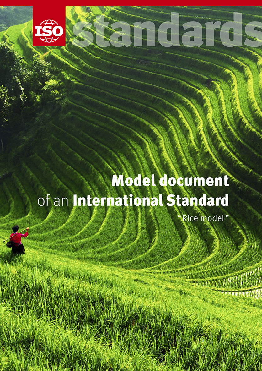 Model document of an International Standard – “Rice model”
